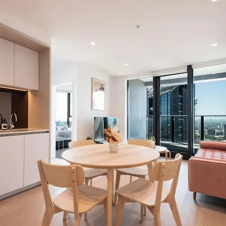 811D High Rise Abnb-Style 2Br Apt With City View Free Parking Melbourne Exterior photo